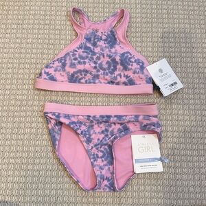 NWT - Athleta Girls Pink and Purple Swim Bikini